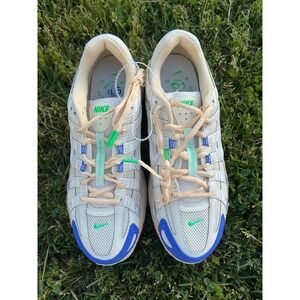 Nike P-6000 Men’s Athletic Department Coconut Milk Medium Blue 9.5